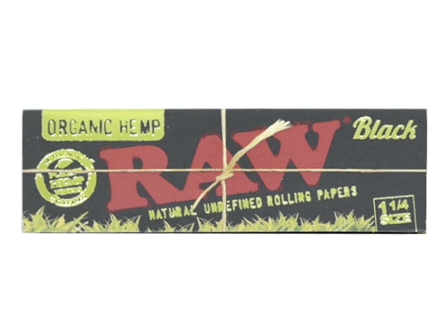 12395 -  RAW BLACK ORGANIC HEMP 50 SIZE 1 &1/4  