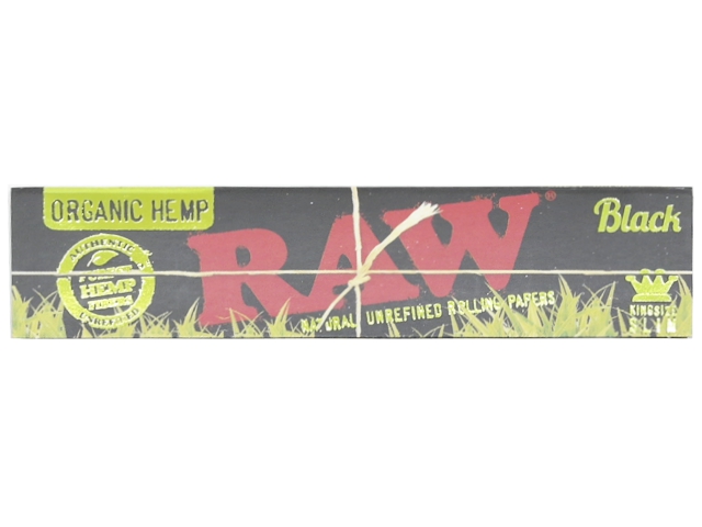 12397 -  RAW BLACK ORGANIC HEMP 32 KING SIZE  