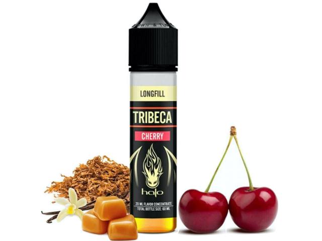 12430 - HALO BLACK TRIBECA CHERRY MIX AND VAPE 20/60ML (καπνικό με καραμέλα, βανίλια και κεράσι)