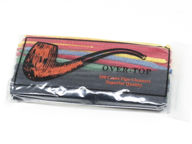 12478 - Καθαριστικά για πίπα καπνού OVER TOP 100 τεμάχια μαλακά χρωματιστά