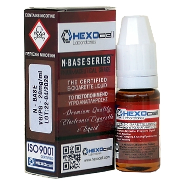  Hexocell Natura nbase 50/50 VG/PG 10ml 20mg