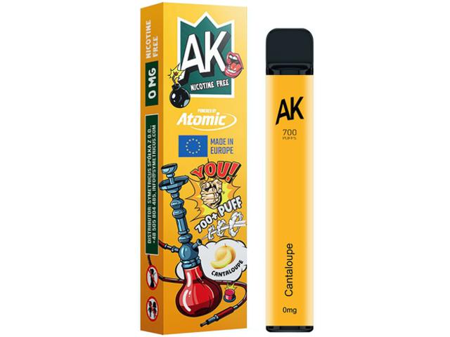 12716 - Ηλεκτρονικό τσιγάρο μιας χρήσης ATOMIC AROMA KING CANTALOUPE 2ml χωρίς νικοτίνη (πεπόνι)
