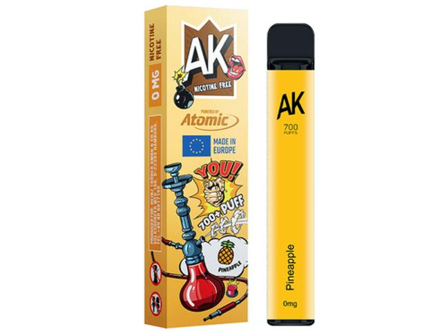 Ηλεκτρονικό τσιγάρο μιας χρήσης ATOMIC AROMA KING PINEAPPLE 2ml χωρίς νικοτίνη (ανανάς)