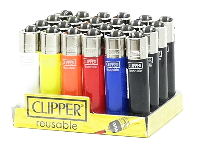 12726 - CLIPPER REUSABLE SOLID BRANDED SMALL D24 BW LB  (  24)