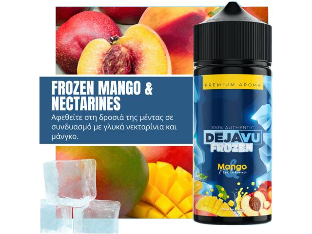 12781 - ΝΤΕΖΑΒΟΥ 100% AUTHENTIC Flavour Shot FROZEN MANGO & NECTARINES 25ml / 120ml (μέντα με μάνγκο και νεκταρίνια)