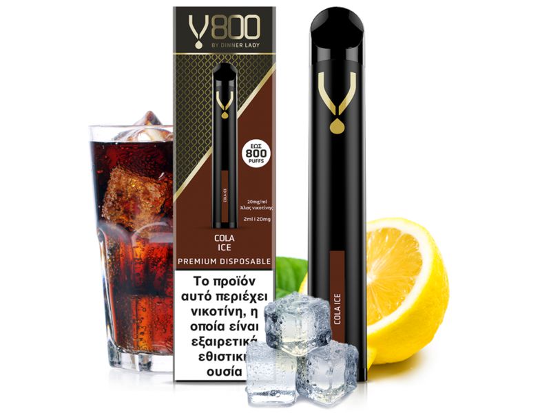 12825 -     DINNER LADY V800 2ml Disposable COLA ICE 20mg ( )