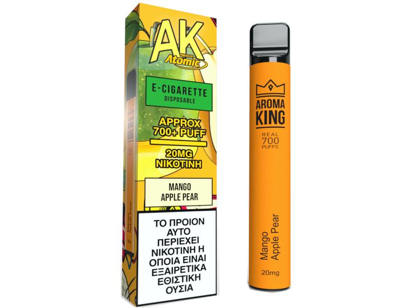 AK ATOMIC AROMA KING MANGO APPLE PEAR με νικοτίνη 20mg (μάνγκο,μήλο και αχλάδι) 2ml Ηλεκτρονικό τσιγάρο μιας χρήσης