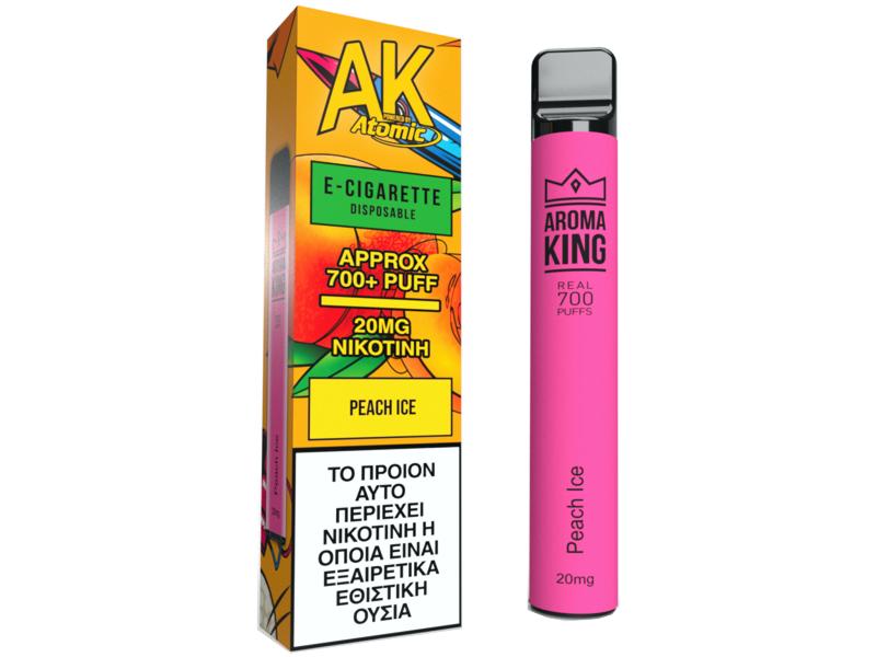 12862 - AK ATOMIC AROMA KING PEACH ICE με νικοτίνη 20mg (ροδάκινο με μέντα ) 2ml Ηλεκτρονικό τσιγάρο μιας χρήσης
