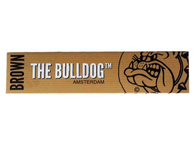   THE BULLDOG Brown Unbleached KING SIZE 