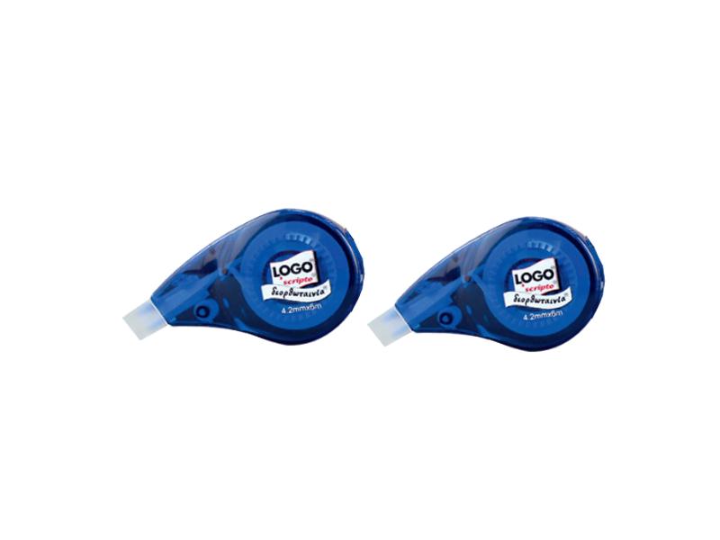 LOGO SCRIPTO MINI BLUE 4.2mm*6  1+1 