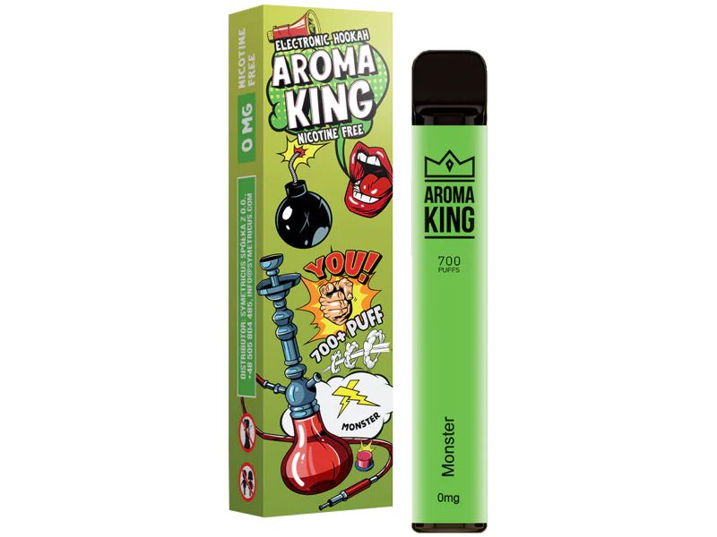 Ηλεκτρονικό τσιγάρο μιας χρήσης ATOMIC AROMA KING MONSTER 2ml χωρίς νικοτίνη (ενεργειακό ποτό)