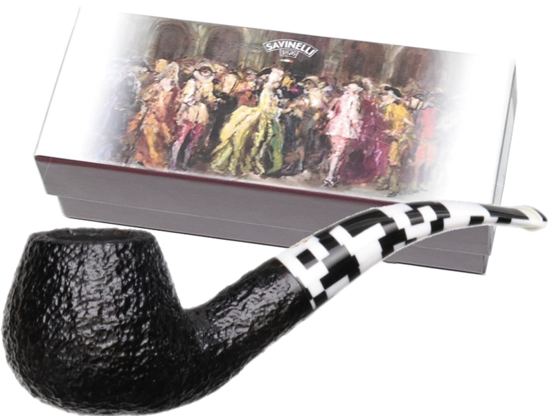 12902 - SAVINELLI PULCINELLA RUSTIC BLACK KS 9mm  