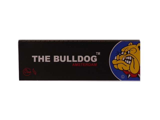   THE BULLDOG ONE 1&1/4 BLACK Hemp 