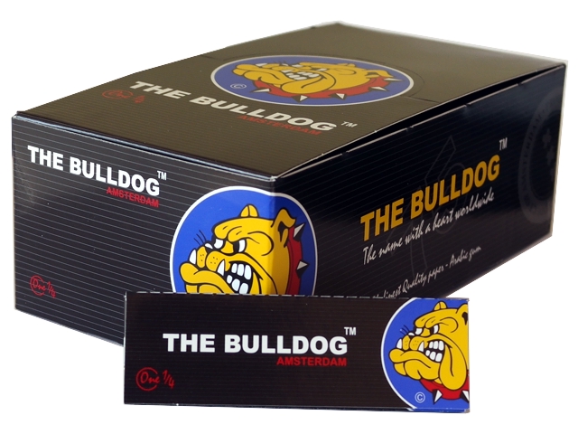   25   THE BULLDOG ONE 1&1/4 BLACK Hemp 