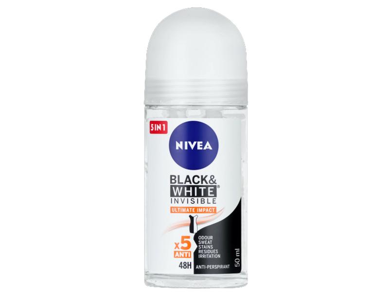 NIVEA BLACK & WHITE INVISIBLE Ultimate Impact 5 in 1   Roll-on 50ml