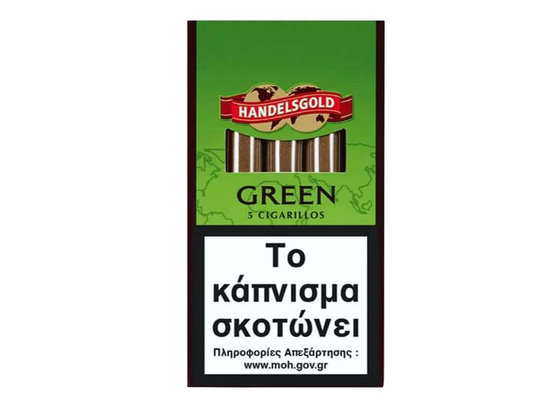 ΠΟΥΡΑ HANDELSGOLD GREEN 5s (πράσινο μήλο)