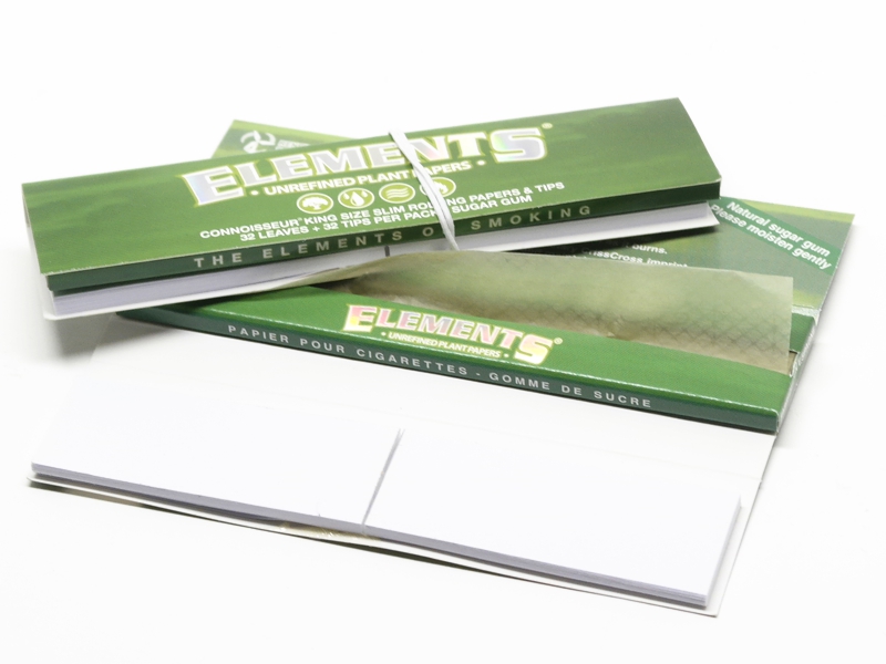   ELEMENTS UNREFINED KING SIZE SLIM   ( 32  )