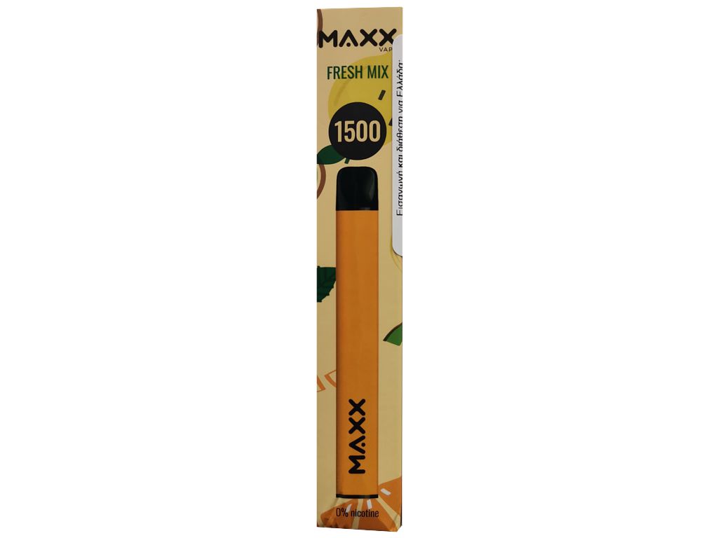Ηλεκτρονικό τσιγάρο μιας χρήσης MAXX VAPE FRESH MIX 3.4ml χωρίς νικοτίνη (εσπεριδοειδή)