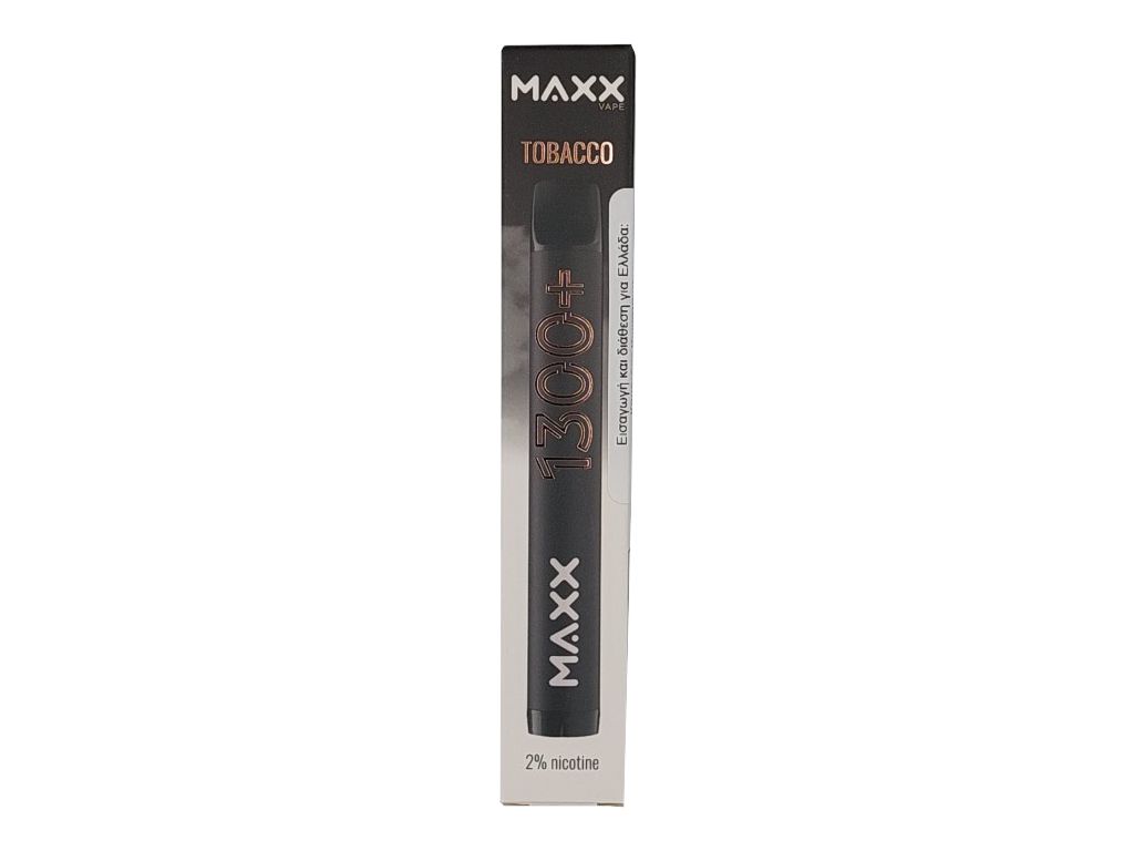 13142 - Ηλεκτρονικό τσιγάρο μιας χρήσης MAXX VAPE TOBACCO 2ml με νικοτίνη 20mg (καπνικό)