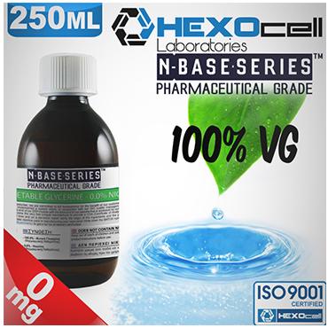 Βάση Hexocell nbase 100% VG, νικοτίνη 0%, 250ml