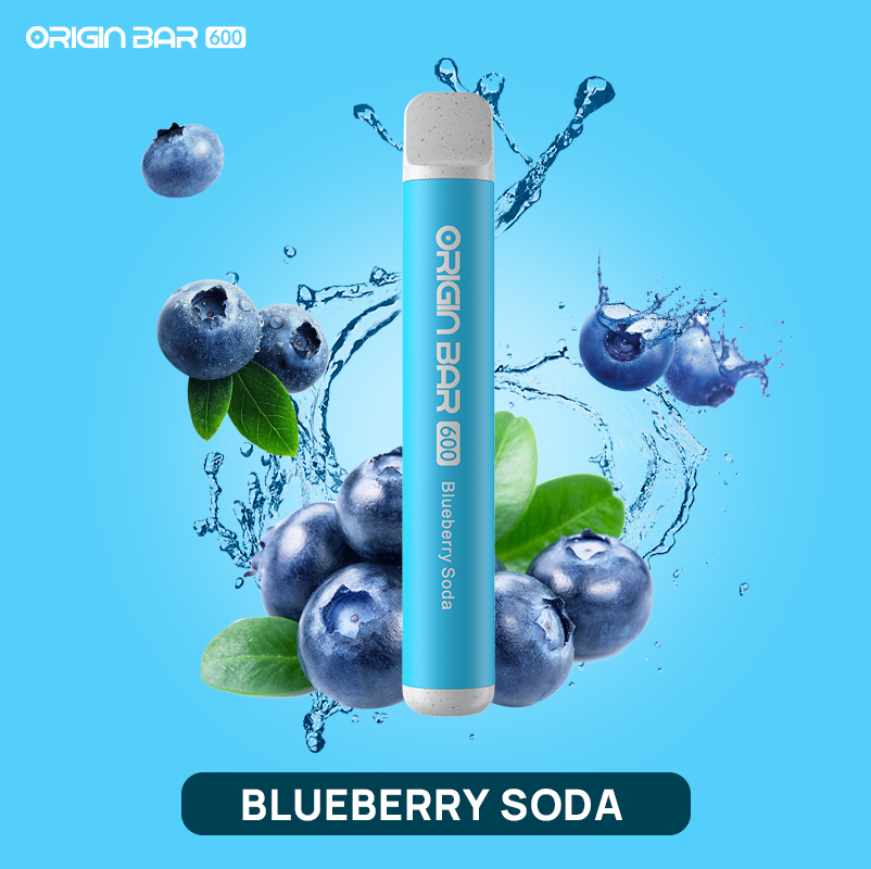 13319 -     ORIGIN BAR 600 by ASPIRE 2ml BLUEBERRY SODA 20mg (  )