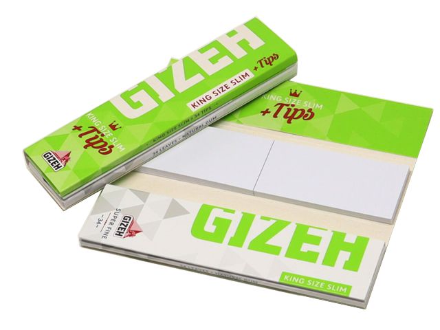 13381 - GIZEH KING SIZE SLIM SUPER FINE + TIPS   