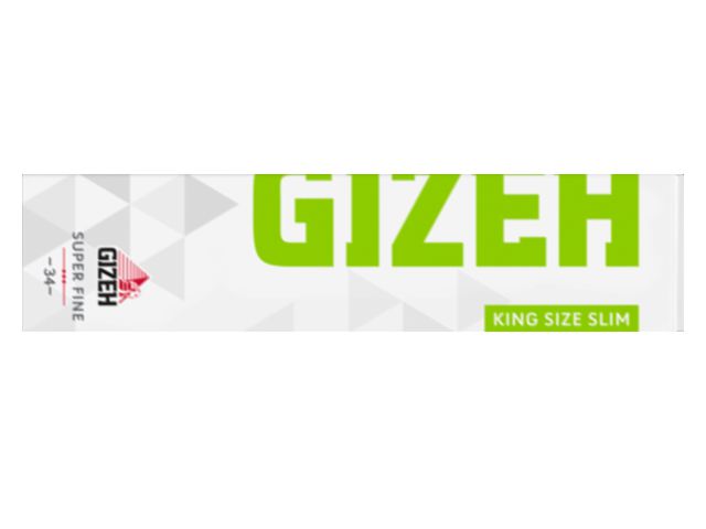 GIZEH KING SIZE SLIM SUPER FINE 34 SUPER FINE Χαρτάκια Στριφτού