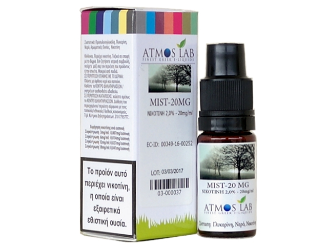  Atmos Lab Mist Mix Base (VG+ 10%) 20mg  10ml