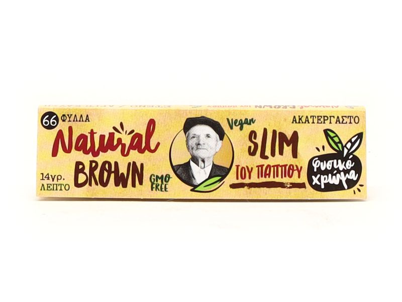    47538 NATURAL BROWN SLIM  66  