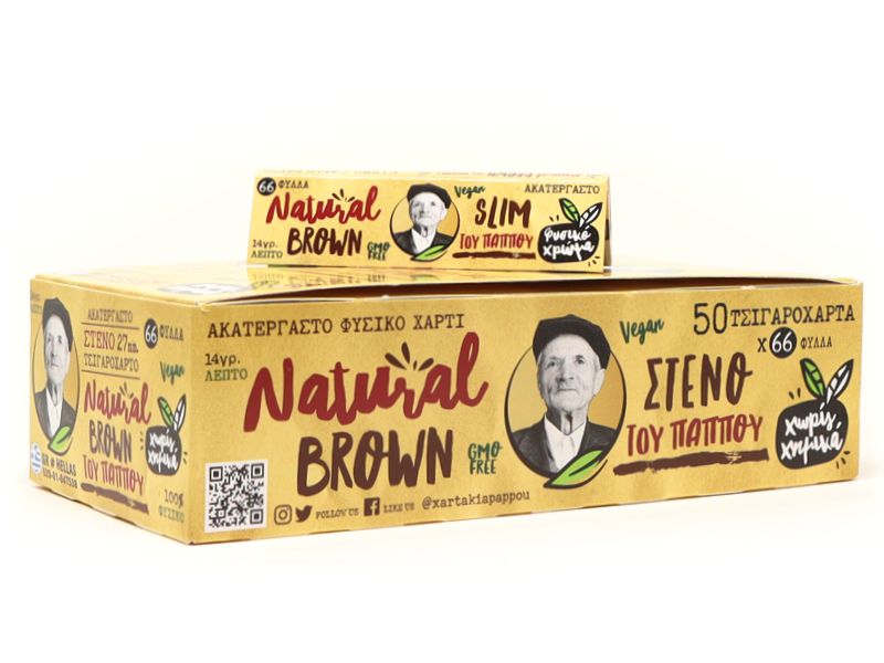    47538 NATURAL BROWN SLIM  66   ( 50)