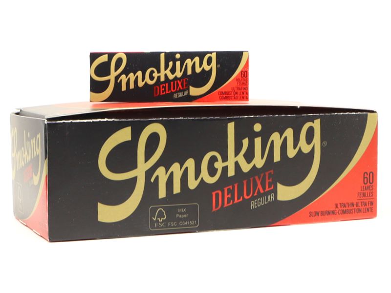 13514 - Smoking Deluxe Regular 60 Χαρτάκια Στριφτού (κουτί 50τεμ)