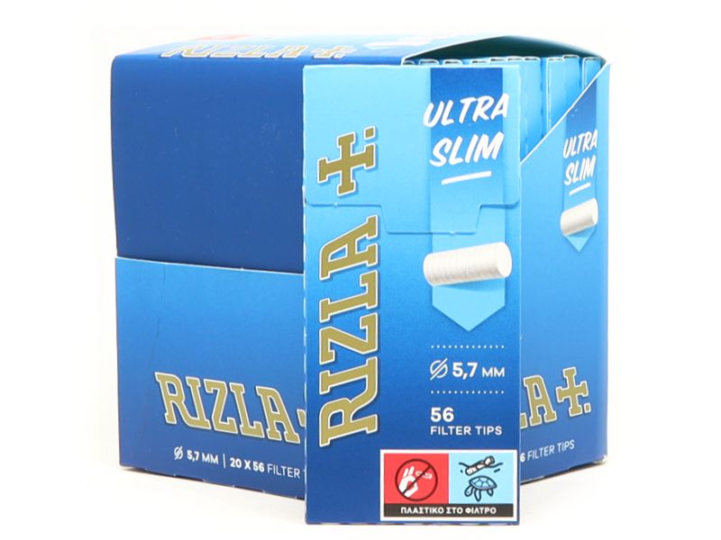 Rizla 56 Ultra Slim 5.7mm Φιλτράκια Στριφτού (κουτί των 20τεμ)