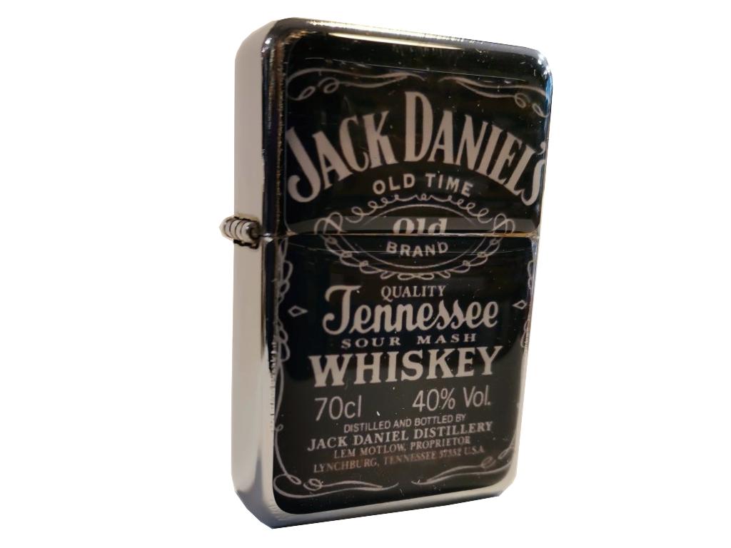 13541 - Αναπτήρας Atomic Jack Daniels - Ασημί