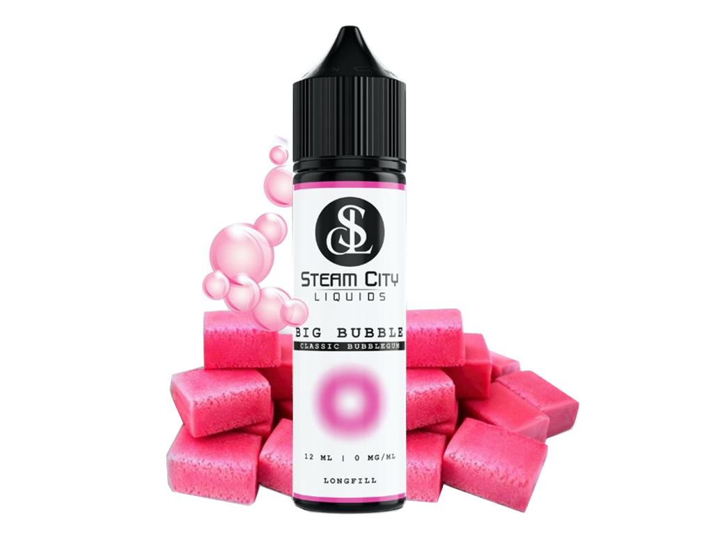 13548 - STEAM CITY BIG BUBBLE FLAVOUR SHOT 12/60ML ()