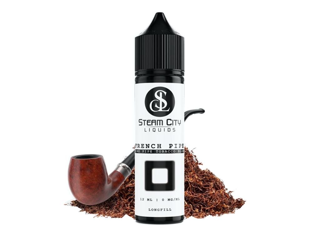 13550 - STEAM CITY FRENCH PIPE FLAVOUR SHOT 12/60ML (καπνικό)