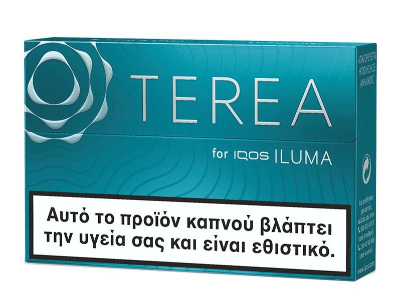 13632 - Ανταλλακτικά TEREA TURQUOISE για IQOS ILUMA (20 τεμάχια) ήπια καπνική γεύση με εσπεριδοειδή