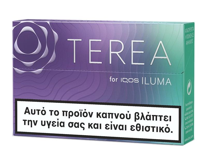 13634 - Ανταλλακτικά TEREA MAUVE WAVE για IQOS ILUMA (20 τεμάχια) ήπιο καπνικό με μέντα και φρούτα του δάσους