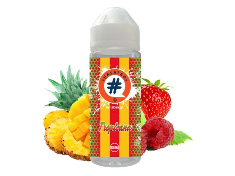 13641 - HASHTAG FLAVORSHOTS TROPICANA Shake and Vape 24/120ML (, ,   )