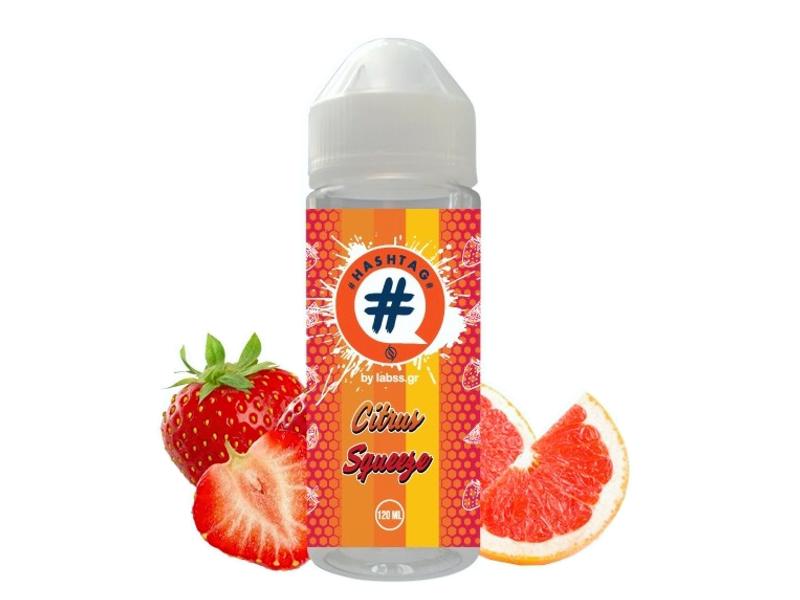 13642 - HASHTAG FLAVORSHOTS CITRUS SQUEEZE Shake and Vape 24/120ML (  )