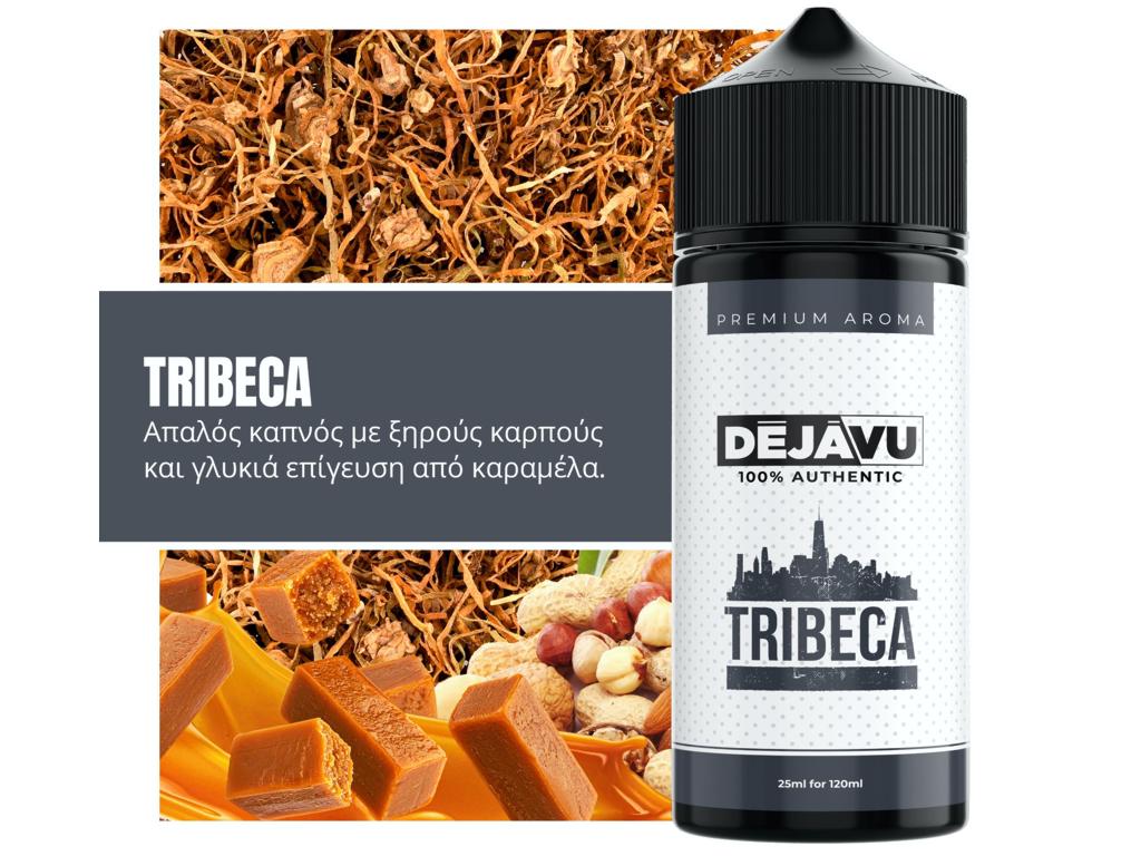 13655 - ΝΤΕΖΑΒΟΥ 100% AUTHENTIC Flavour Shot TRIBECA 25ml / 120ml (ήπιο καπνικό με ξηρούς καρπούς και καραμέλα)