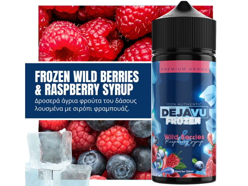  100% AUTHENTIC Flavour Shot FROZEN WILD BERRIES&RASPBERRY SYRUP 25ml/120ml (       