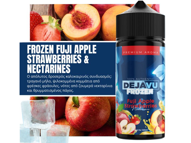 13667 - ΝΤΕΖΑΒΟΥ 100% AUTHENTIC Flavour Shot FROZEN FUJI APPLE STRAWBERRIES & NECTARINES 25ml/120ml (μέντα με μήλο,φράουλα & νεκταρίνι)