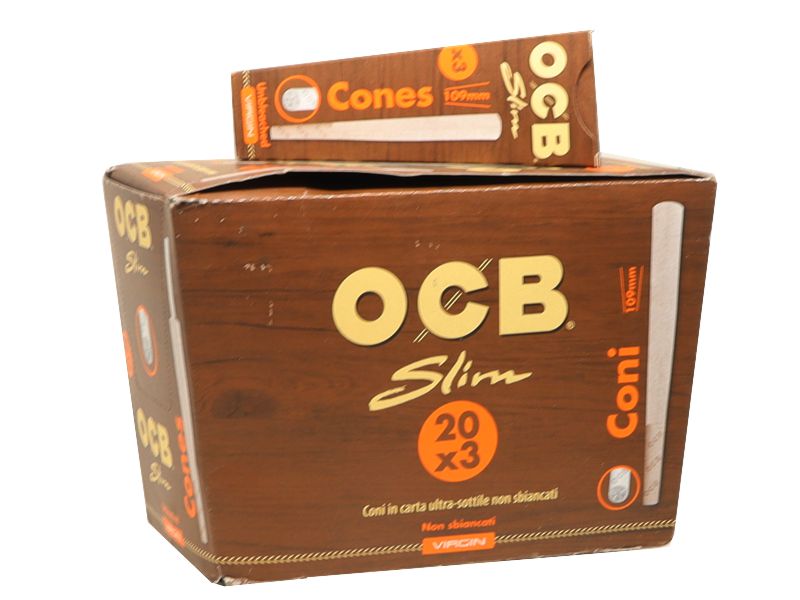 13684 - OCB VIRGIN CONES  SLIM ME 3  (  20 )