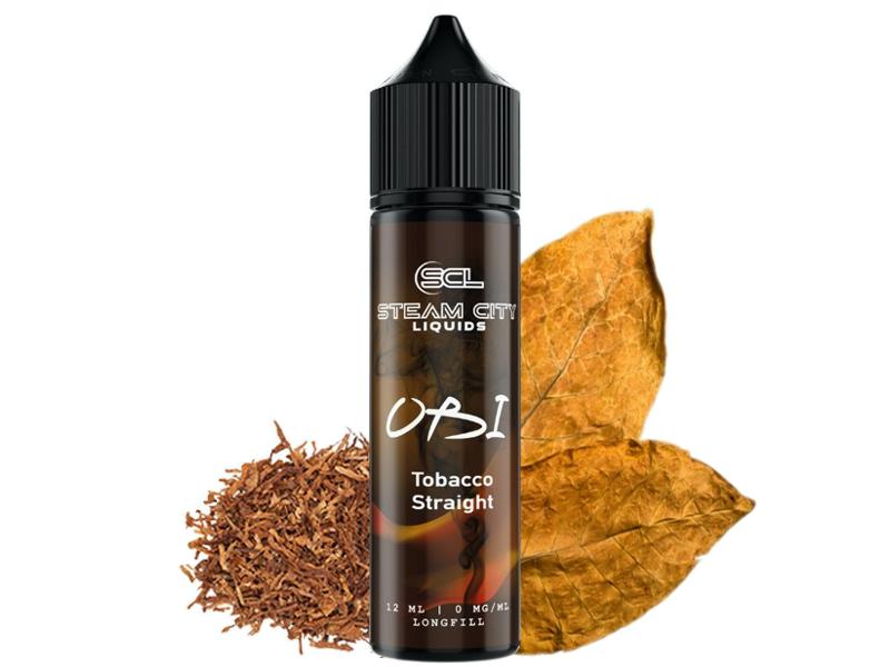 13717 - STEAM CITY OBI TOBACCO STRAIGHT FLAVOUR SHOT 12/60ML ()