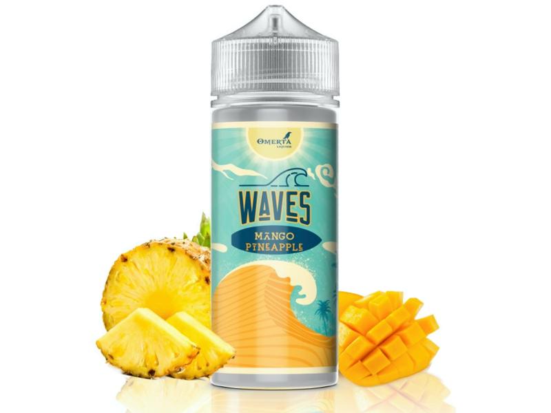 13857 - OMERTA Shake And Vape WAVES MANGO PINEAPPLE 30/120ml (  )