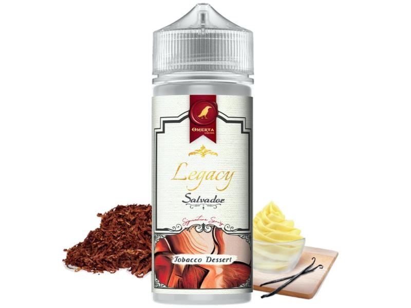 13864 - OMERTA Shake And Vape LEGACY SALVADOR tobacco dessert 30/120ml (  )