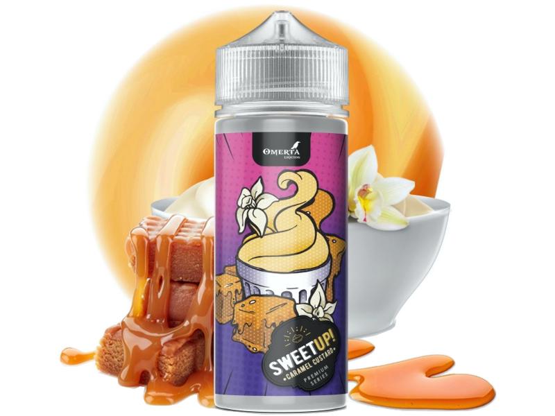 13875 - OMERTA Shake And Vape SWEET UP CARAMEL CUSTARD 30/120ml (  )