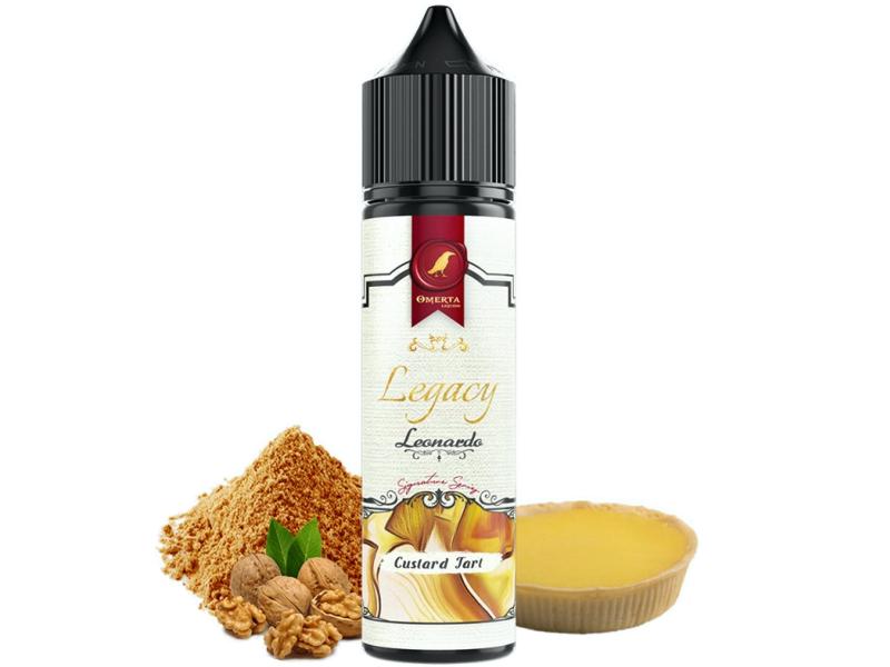 13894 - OMERTA Shake And Vape LEGACY LEONARDO custard tart 20/60ml (  )