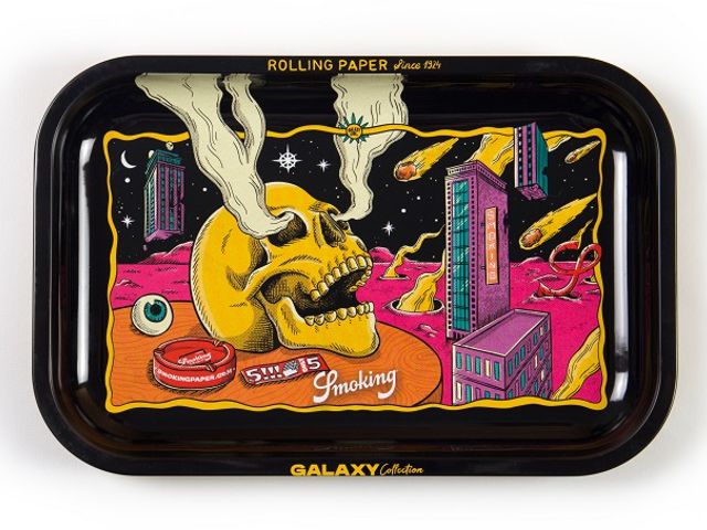 13930 -   SMOKING INFERNO 02 GALAXY LARGE Rolling Tray