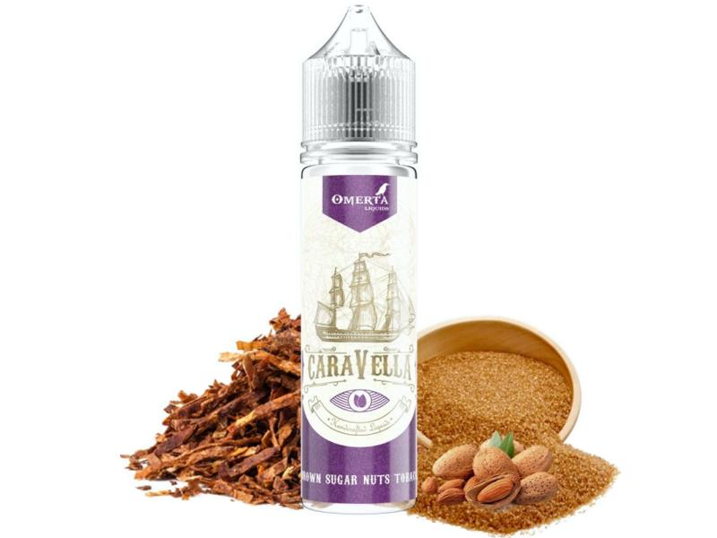 13960 - OMERTA Shake And Vape CARAVELLA BROWN SUGAR NUTS TOBACCO 20/60ml (      )